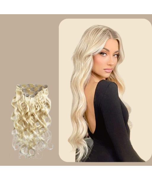 Zestaw Przedłużek do Włosów na Klipsy Body Wave Blond Platynowy 120 gr Profitez des Offres !