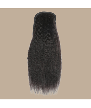 Kucyk Ponytail Czarny Ze Sznurkiem Remy Hair Kinky Straight soldes