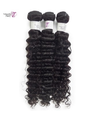 3 bottes de tissage brésilien deep wave couleur naturelle 100%human hair qualité remy 2 - 3 jours ouvrés.