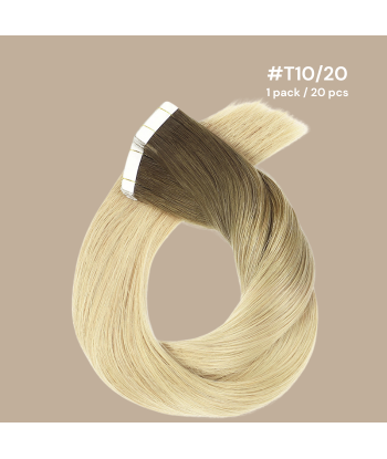 Przedłużenia klejące / taśmy proste Premium Russian Hair T10/20 acheter