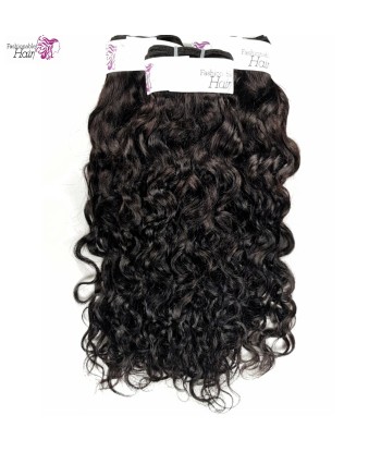 3 bottes de tissage brésilien  Water wave couleur naturelle 100%human hair qualité remy Fin de série