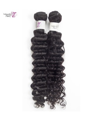 2 tissages Deep wave brésilien couleur naturelle 100%human hair  en qualité remy livraison et retour toujours gratuits