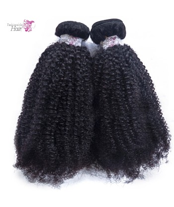 2 Tissages brésilien Afro curl 100%human hair couleur naturelle qualité remy les ligaments