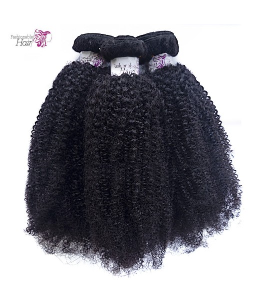 3 Tissages bresilien Afro curl 100%human hair couleur naturelle qualité remy l'évolution des habitudes 