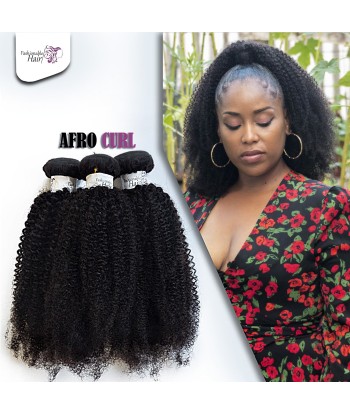 3 Tissages bresilien Afro curl 100%human hair couleur naturelle qualité remy l'évolution des habitudes 