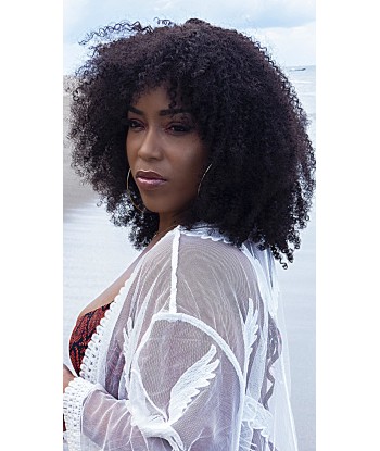 Perruque Afro kinky avec frange 100%human hair couleur naturelle qualité rémy 2 - 3 jours ouvrés.