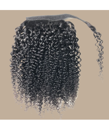 Rabo de cavalo Castanho Escuro Magic Ribbon Cabelo Remy Kinky Curly la livraison gratuite