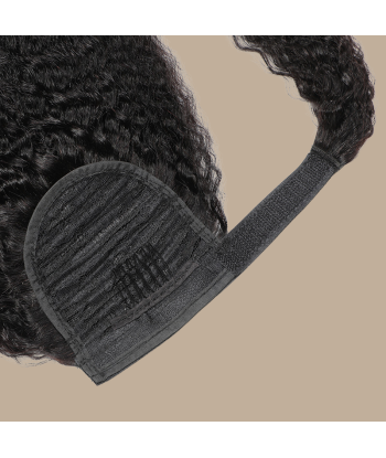 Rabo de cavalo Castanho Escuro Magic Ribbon Cabelo Remy Liso Kinky commande en ligne