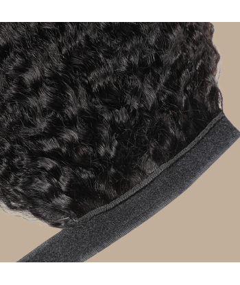 Rabo de cavalo Castanho Escuro Magic Ribbon Cabelo Remy Liso Kinky commande en ligne