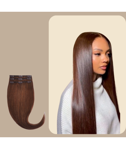 Extensions Clips Raides Chocolat acheter en ligne